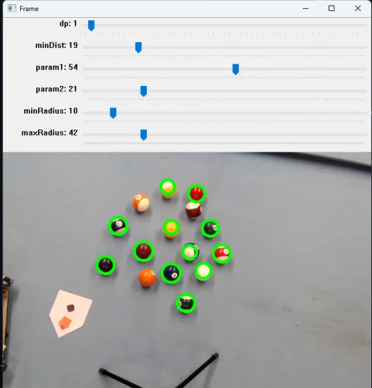 detection & classification of balls — project illustration