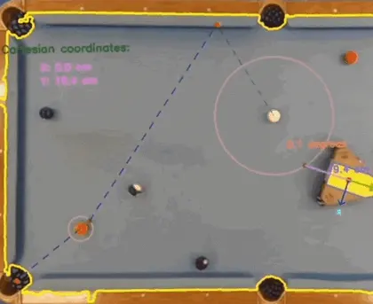 BilliardBot project in action