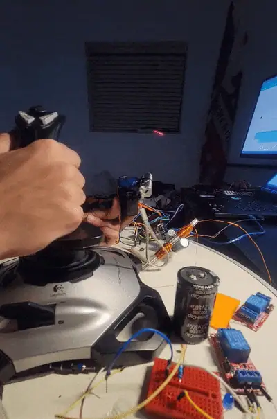 (Optional): Joystick & Software integration — project illustration