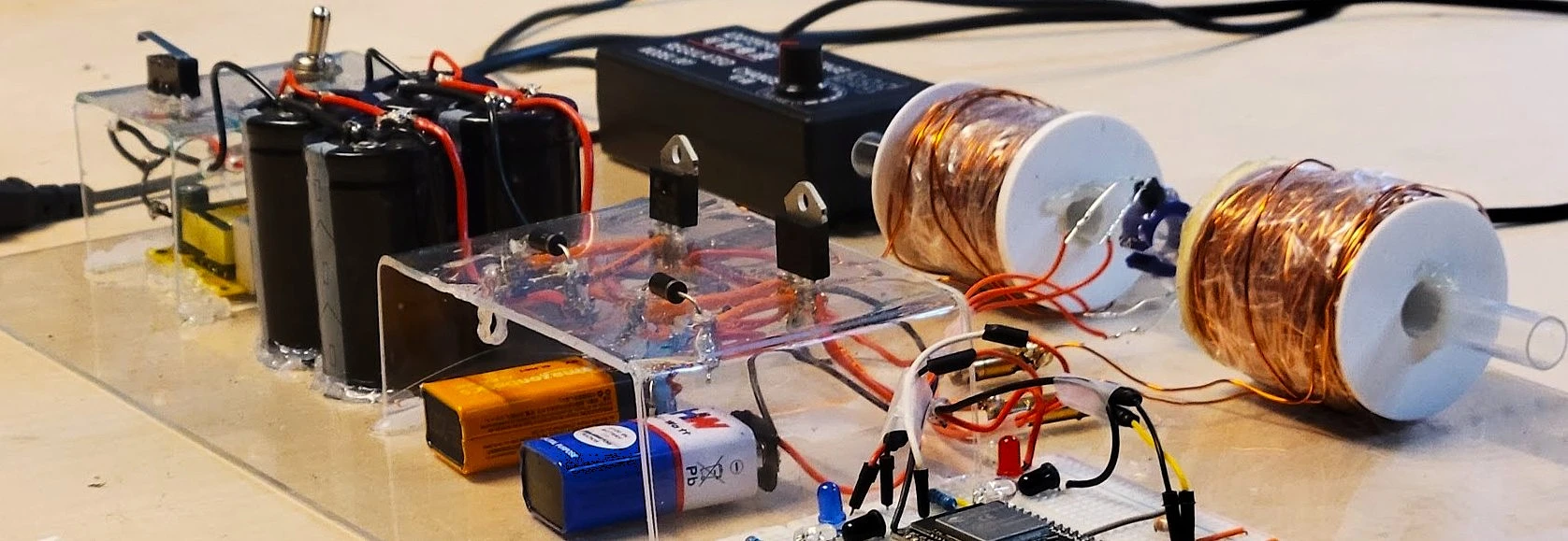 Multi-stage Coil Gun — project illustration