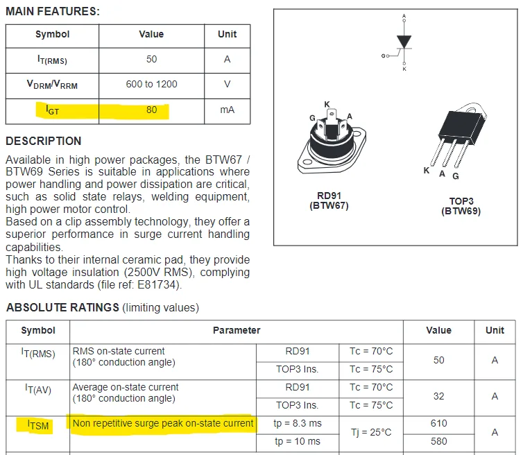 SCR - Thyristors — project illustration