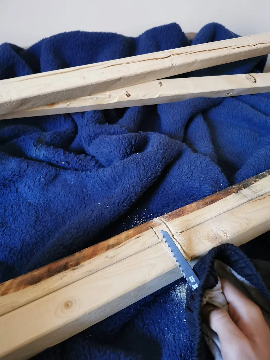 Building the frame — project illustration