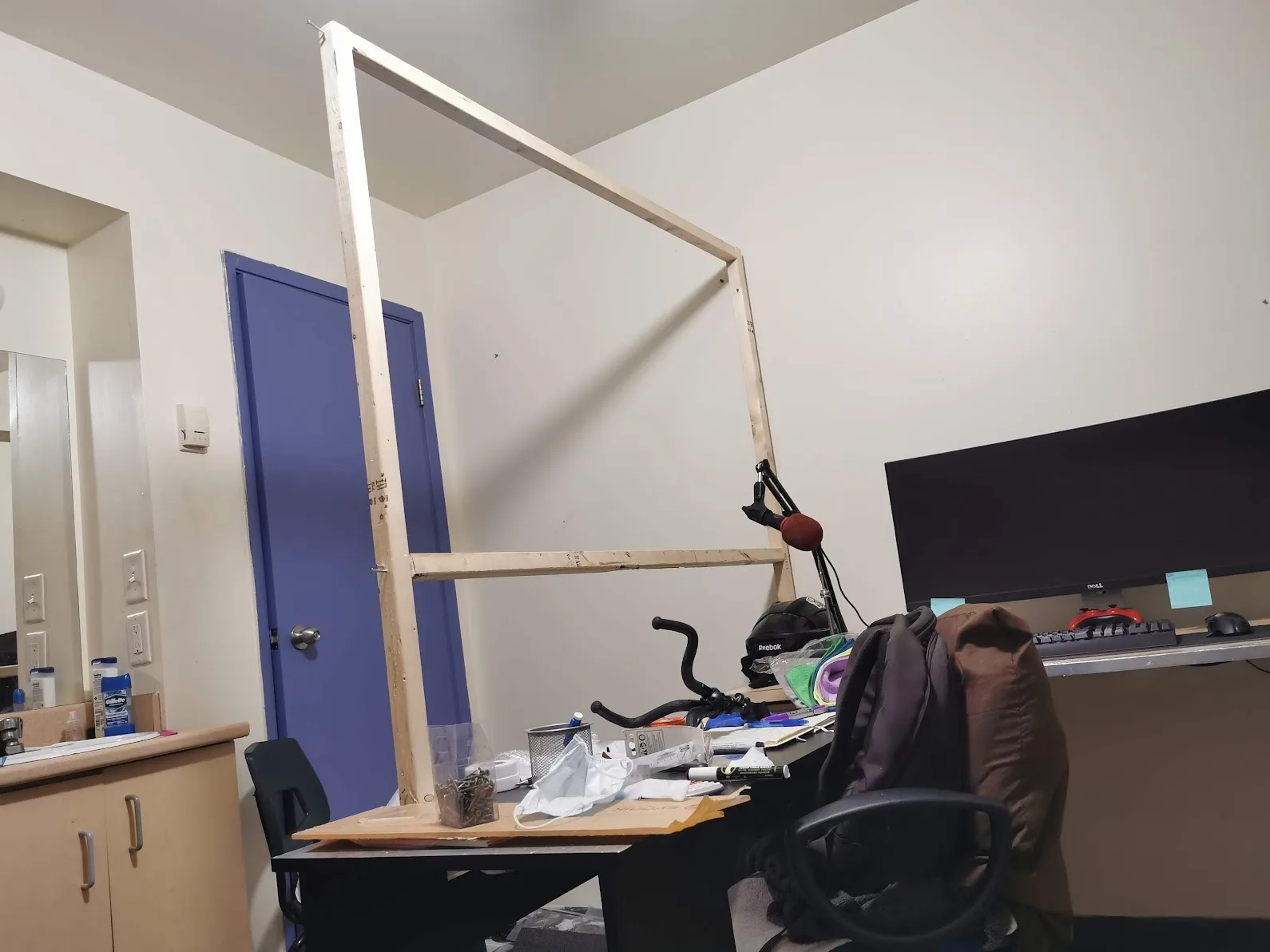 Building the frame — project illustration