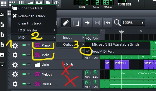 Digital audio software — project illustration